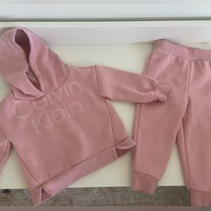 Calvin Klein toddler jogger set